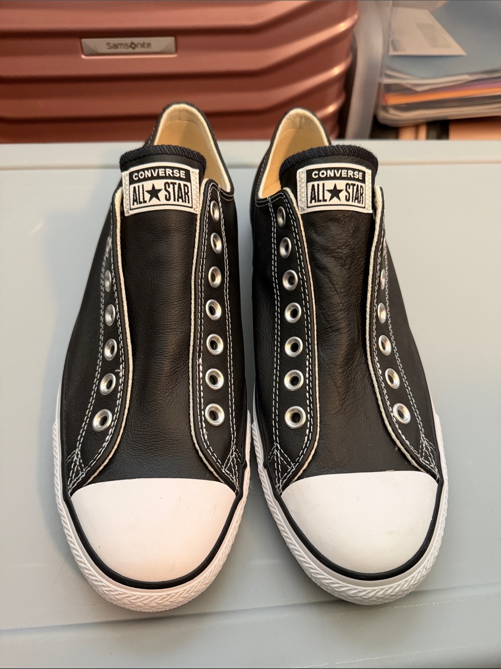 Converse Black Slip-On All Star Low Top Sneakers